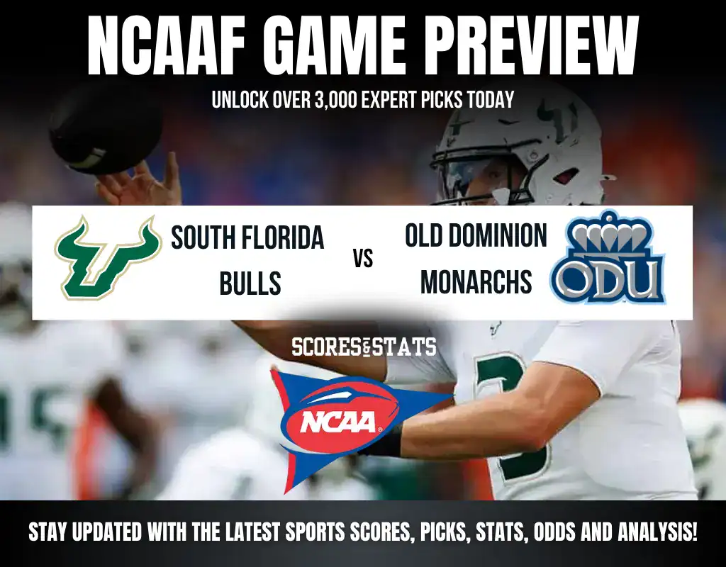 NCAAF 9 Cure Bowl betting preview featuring South Florida Bulls vs Old Dominion Monarchs with odds and predictions.