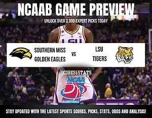 Southern Miss Golden Eagles vs LSU Tigers betting preview with odds, predictions, and best bets.