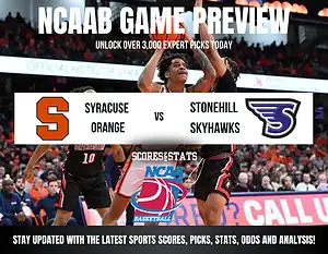 Syracuse Orange vs Stonehill Skyhawks betting preview with odds, predictions, and best bets.