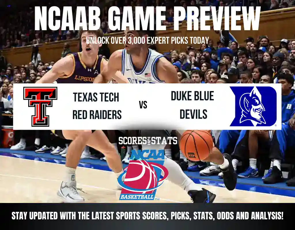 Duke Blue Devils vs Texas Tech Red Raiders betting preview with odds, predictions, and best bets.