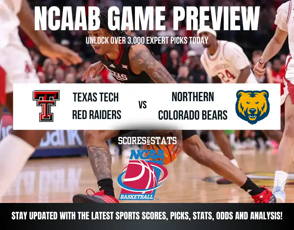 Previews 10 Texas Tech Red Raiders vs Northern Colorado Bears NCAA Basketball preview, non-conference matchup in Lubbock.