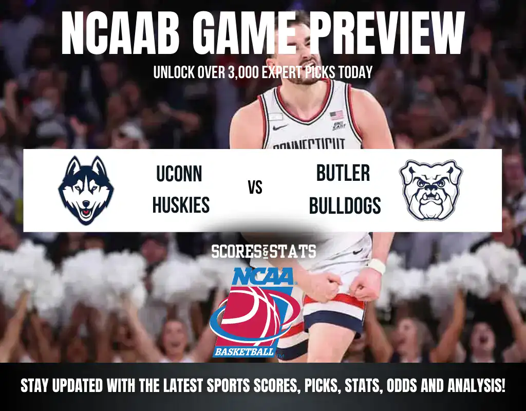 NCAAB 4 UConn Huskies vs Butler Bulldogs NCAA Basketball preview, Big East matchup in Hartford.