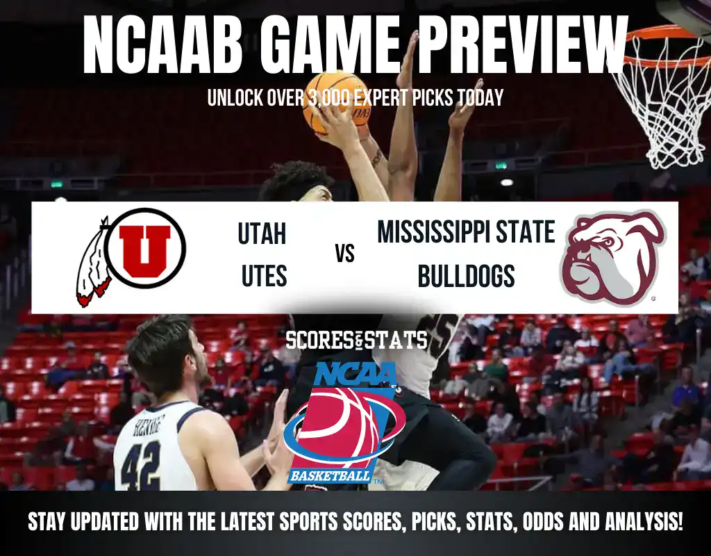 Previews 7 Utah Utes vs Mississippi State Bulldogs NCAA Basketball preview, non-conference matchup in Salt Lake City.