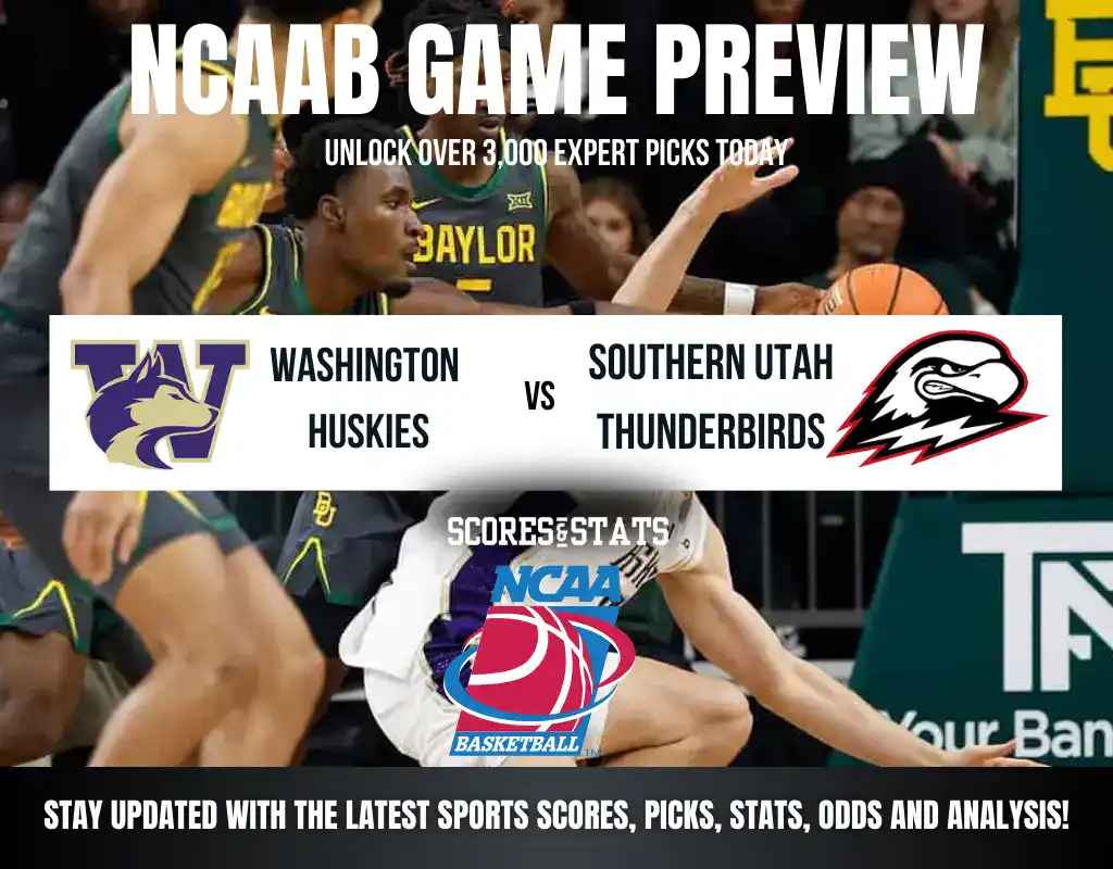 Previews 9 Washington Huskies vs Southern Utah Thunderbirds NCAA Basketball preview, non-conference matchup in Seattle.