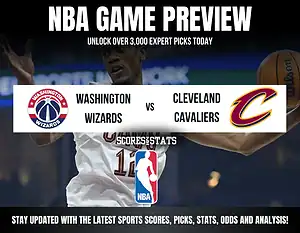 Cleveland Cavaliers vs Washington Wizards NBA preview, regular-season matchup in Washington.