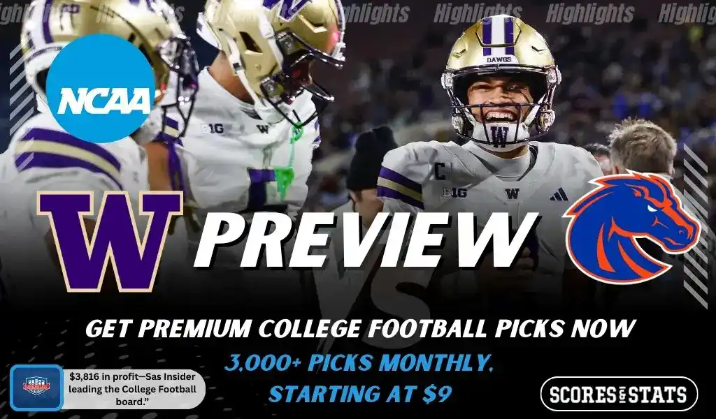 Previews 6 Washington Huskies take on Boise State Broncos in a college football preview for December 13 2025