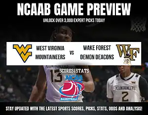 West Virginia Mountaineers vs Wake Forest Demon Deacons NCAA Basketball preview, Holiday Hoopfest in Charleston.