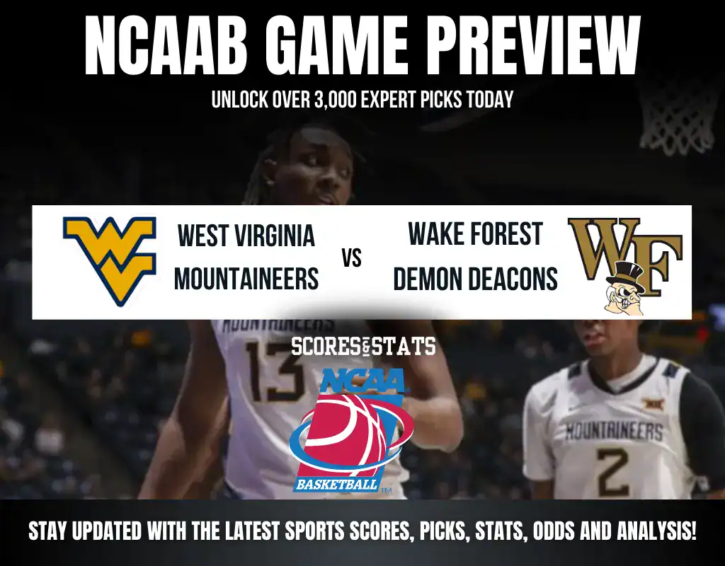West Virginia Mountaineers vs Wake Forest Demon Deacons NCAA Basketball preview, Holiday Hoopfest in Charleston.
