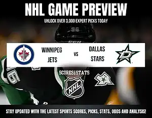 Winnipeg Jets vs Dallas Stars NHL preview, regular-season matchup in Winnipeg.