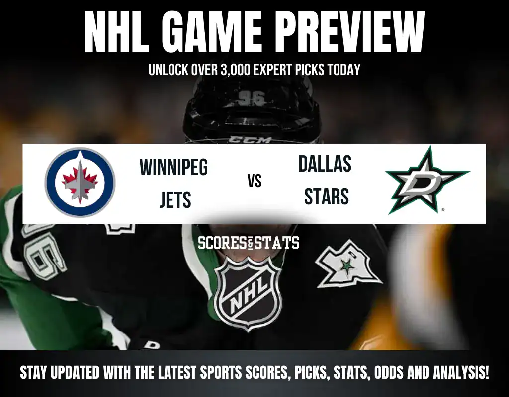 Winnipeg Jets vs Dallas Stars NHL preview, regular-season matchup in Winnipeg.