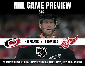 hurricanes vs red wings