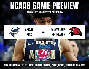 Akron Zips vs Miami (OH) RedHawks betting preview with odds, predictions, and best bets.