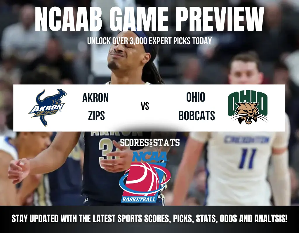 Akron Zips vs Ohio Bobcats betting preview with odds, predictions, and best bets.