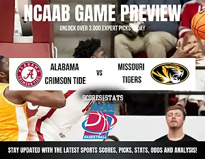 Alabama Crimson Tide vs Missouri Tigers betting preview with odds, predictions, and best bets.