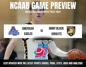 American Eagles vs Army Black Knights betting preview with odds, predictions, and best bets.
