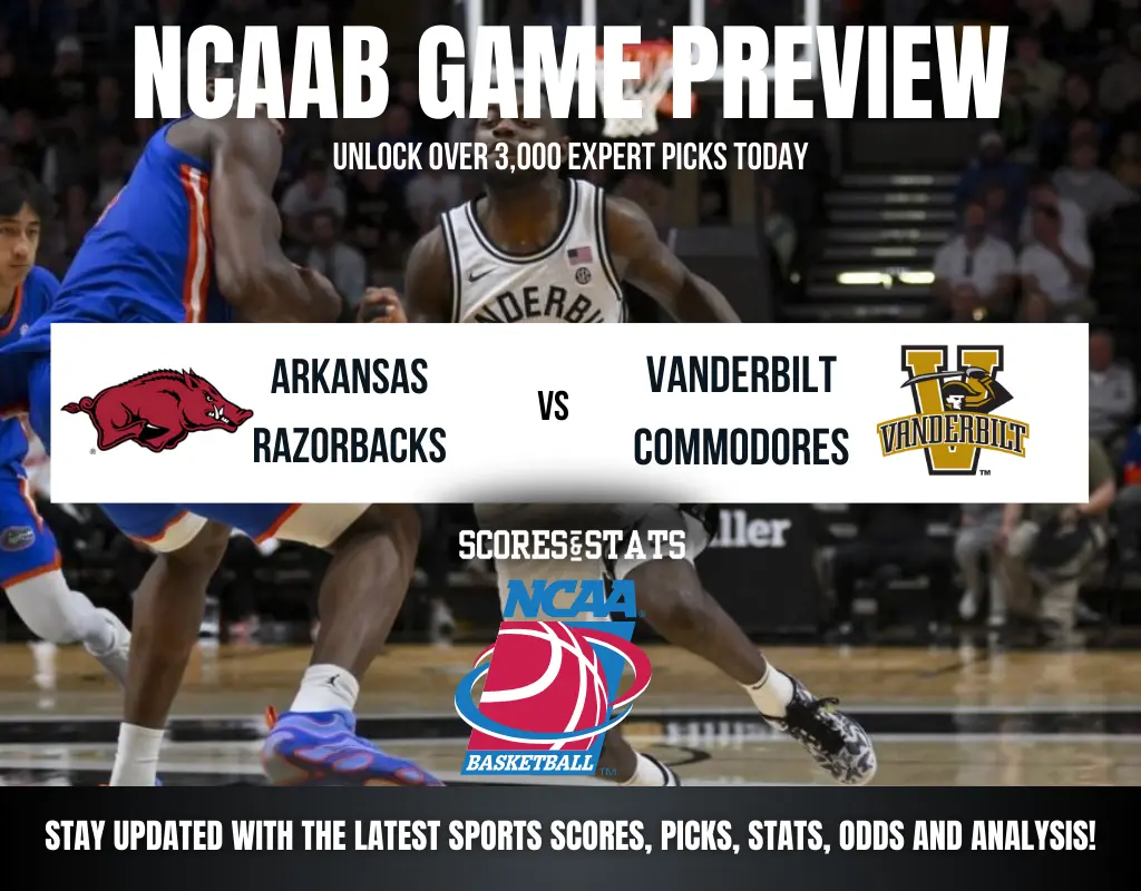 Vanderbilt Commodores vs Arkansas Razorbacks betting preview with odds, predictions, and best bets.