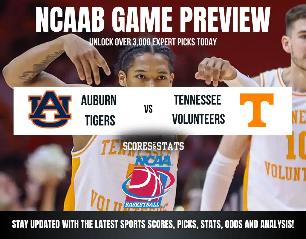 Auburn Tigers vs Tennessee Volunteers betting preview with odds, predictions, and best bets.
