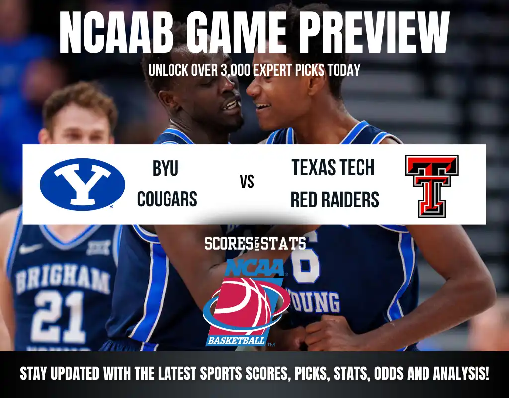 BYU Cougars vs Texas Tech Red Raiders betting preview with odds, predictions, and best bets.
