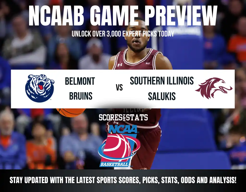 Belmont Bruins vs Southern Illinois Salukis betting preview with odds, predictions, and best bets.