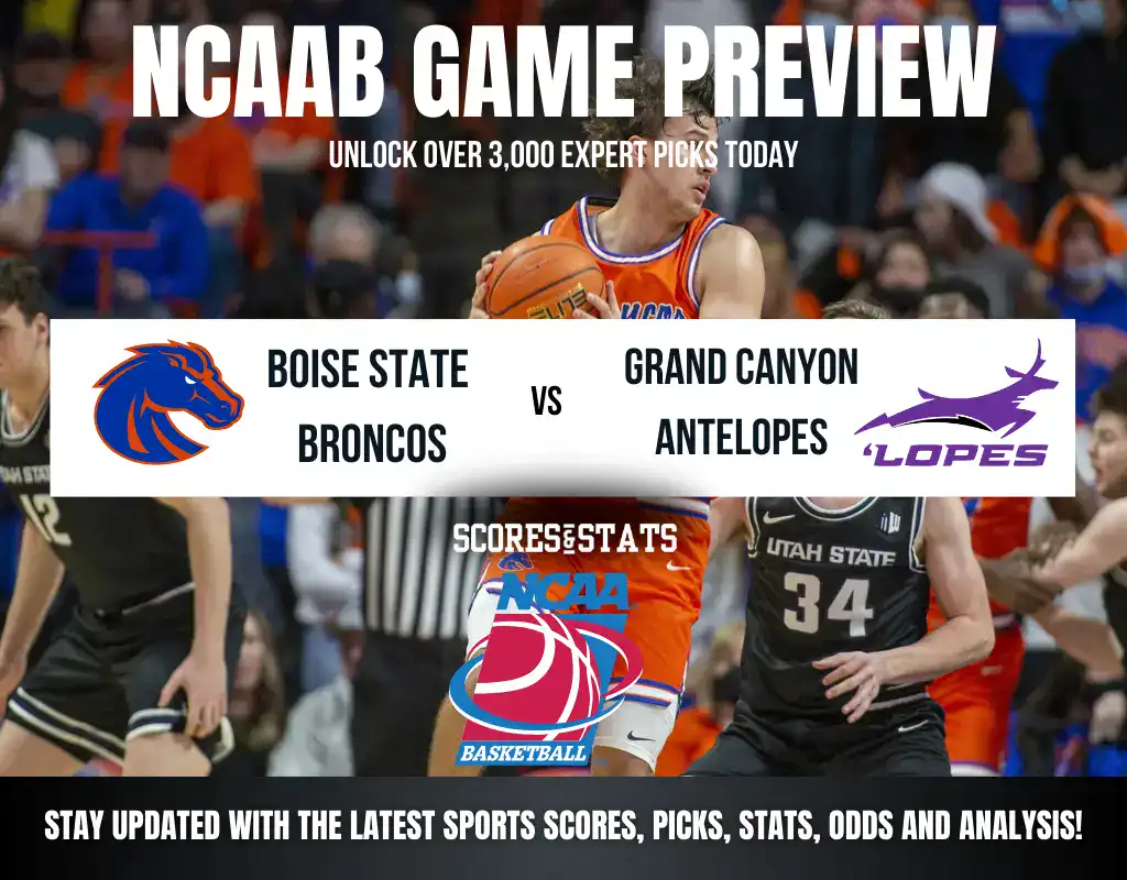 Boise State Broncos vs Grand Canyon Antelopes betting preview with odds, predictions, and best bets.