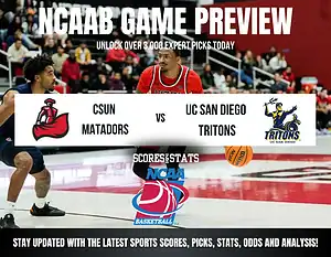 CSUN Matadors vs California-San Diego Tritons betting preview with odds, predictions, and best bets.
