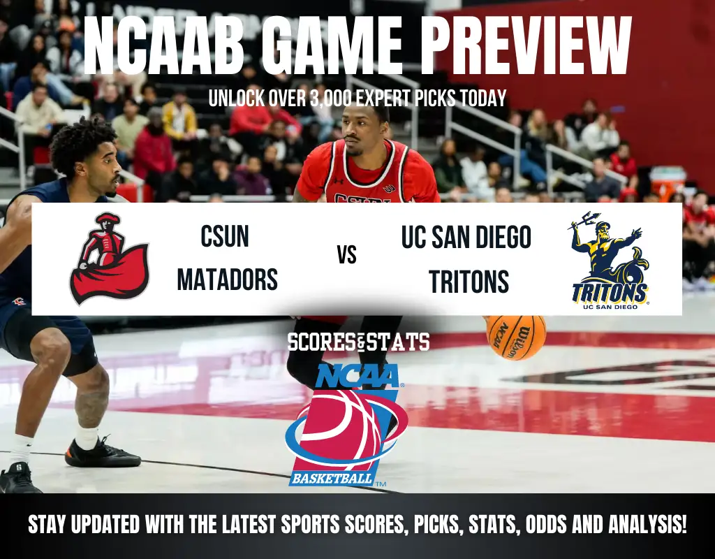 CSUN Matadors vs California-San Diego Tritons betting preview with odds, predictions, and best bets.