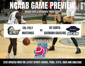 Cal Poly Mustangs vs UC Santa Barbara Gauchos betting preview with odds, predictions, and best bets.