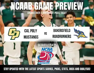 Cal Poly Mustangs vs Bakersfield Roadrunners betting preview with odds, predictions, and best bets.