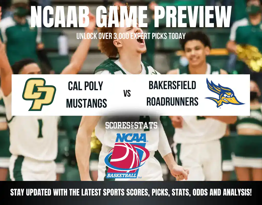 Cal Poly Mustangs vs Bakersfield Roadrunners betting preview with odds, predictions, and best bets.