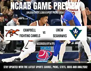 Campbell Fighting Camels vs UNCW Seahawks betting preview with odds, predictions, and best bets.