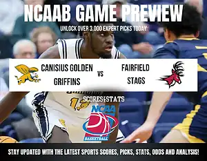 Canisius Golden Griffins vs Fairfield Stags betting preview with odds, predictions, and best bets.