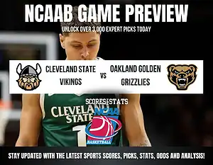 Cleveland State Vikings vs Oakland Golden Grizzlies betting preview with odds, predictions, and best bets.