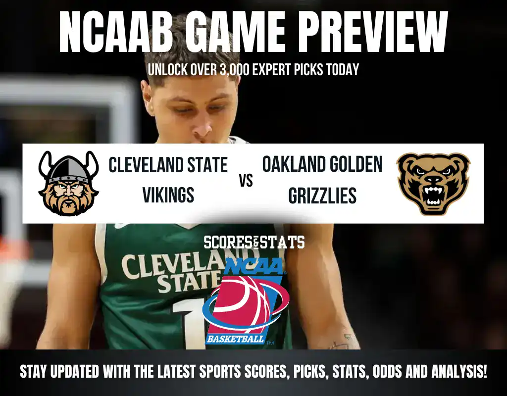 Cleveland State Vikings vs Oakland Golden Grizzlies betting preview with odds, predictions, and best bets.