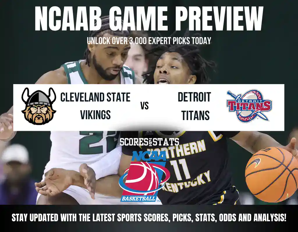 Cleveland State Vikings vs Detroit Titans betting preview with odds, predictions, and best bets.