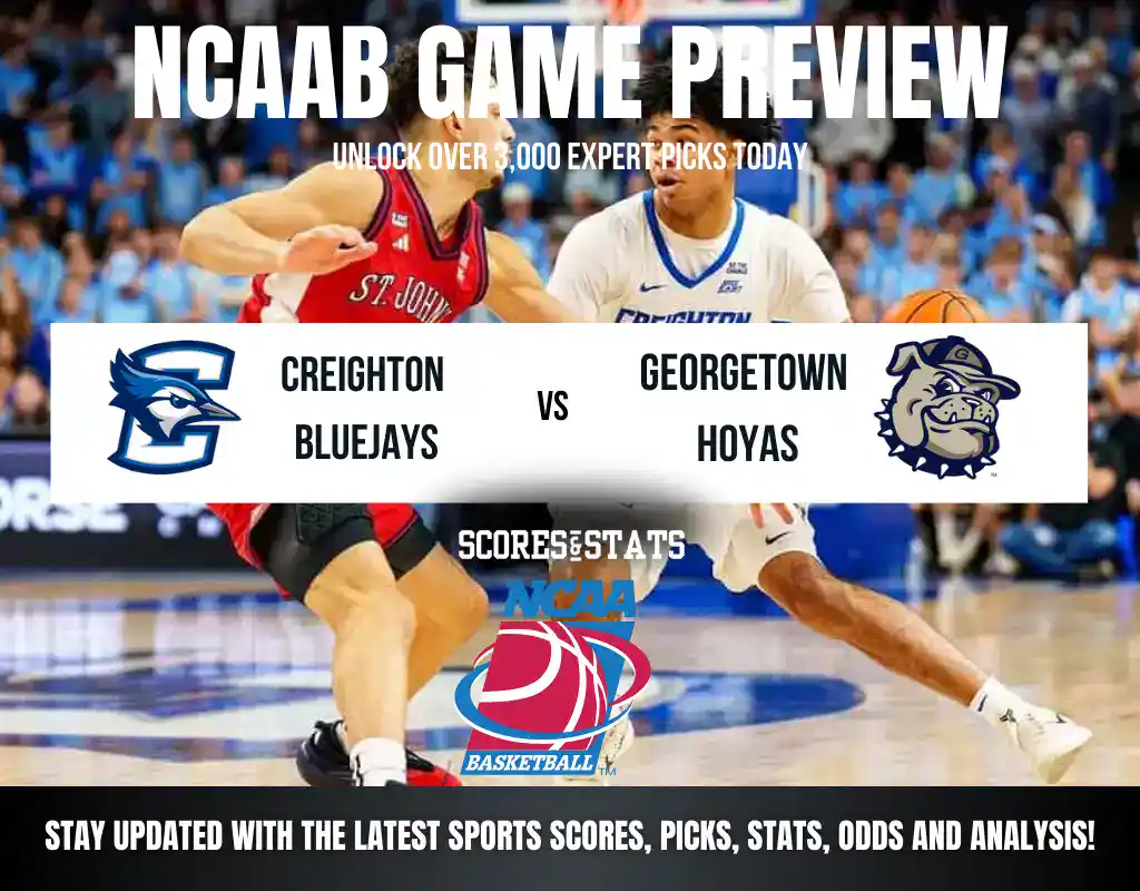Creighton Bluejays vs Georgetown Hoyas betting preview with odds, predictions, and best bets.