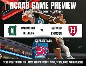 Dartmouth Big Green vs Harvard Crimson betting preview with odds, predictions, and best bets.