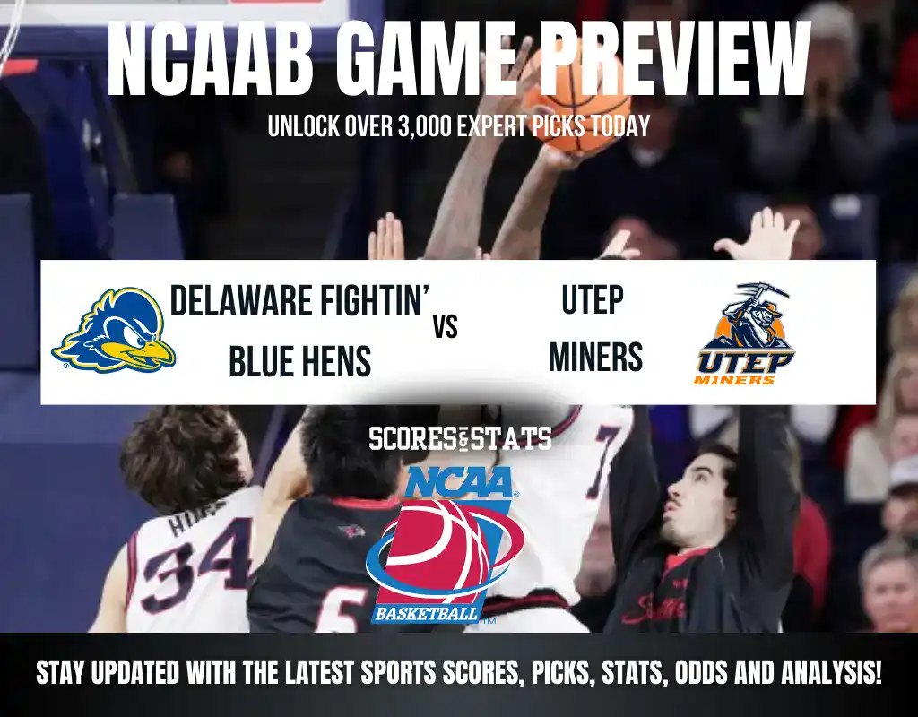 Delaware Fightin’ Blue Hens vs UTEP Miners betting preview with odds, predictions, and best bets.