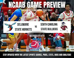 Delaware State Hornets vs South Carolina State Bulldogs betting preview with odds, predictions, and best bets.