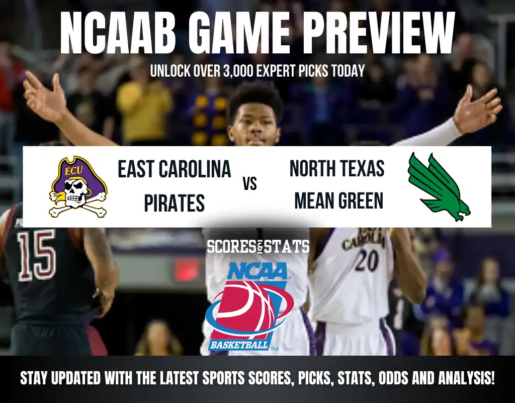 East Carolina Pirates vs North Texas Mean Green betting preview with odds, predictions, and best bets.