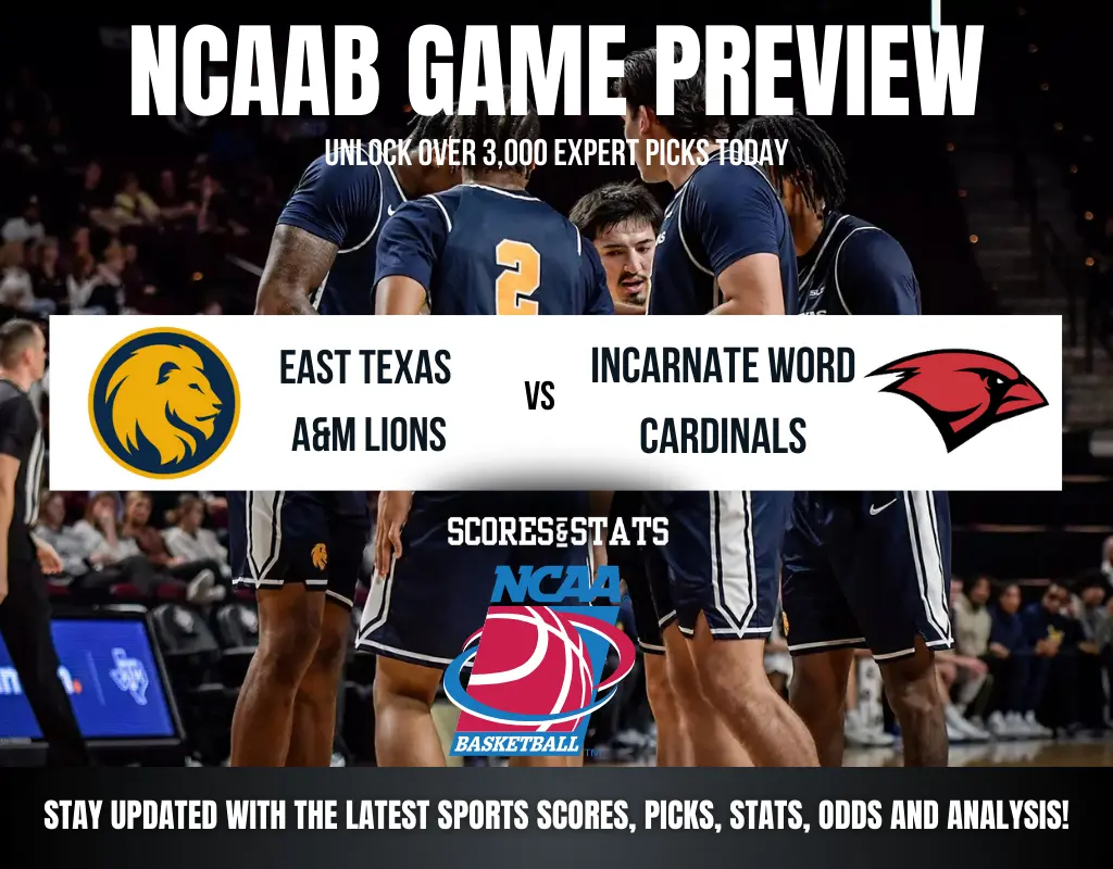 East Texas A&M Lions vs Incarnate Word Cardinals betting preview with odds, predictions, and best bets.