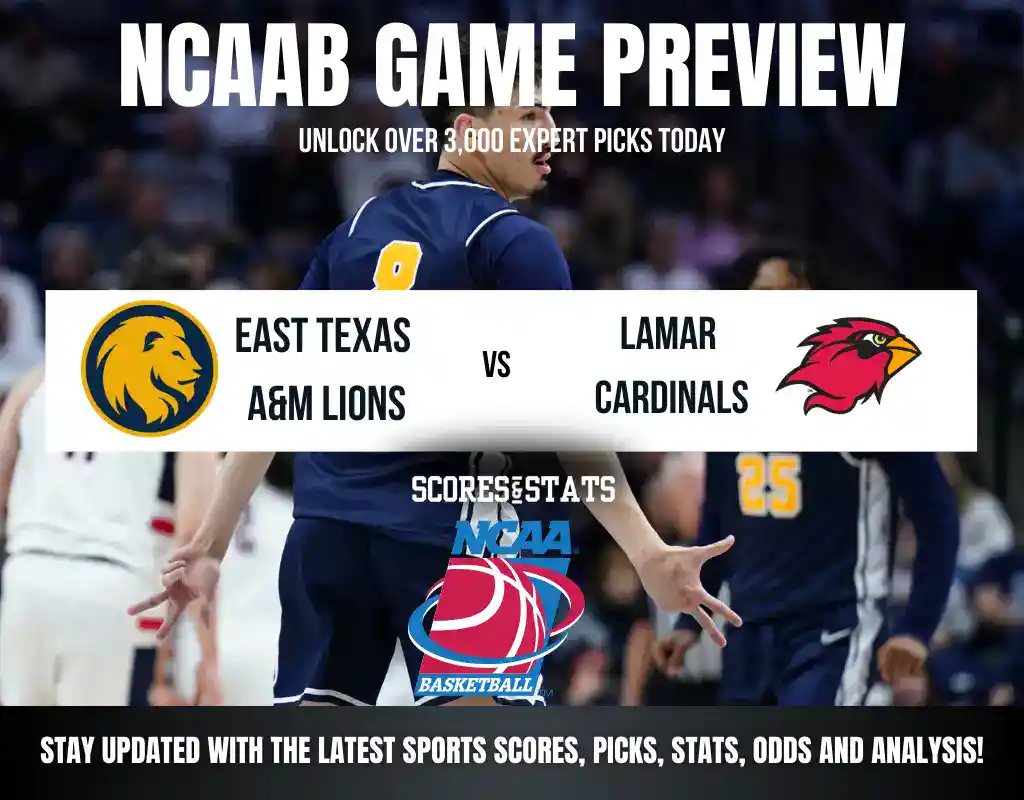 East Texas A&M Lions vs Lamar Cardinals betting preview with odds, predictions, and best bets.