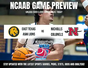 East Texas A&M Lions vs Nicholls Colonels betting preview with odds, predictions, and best bets.