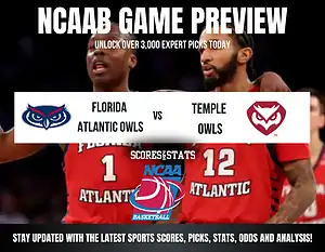 Florida Atlantic Owls vs Temple Owls betting preview with odds, predictions, and best bets.