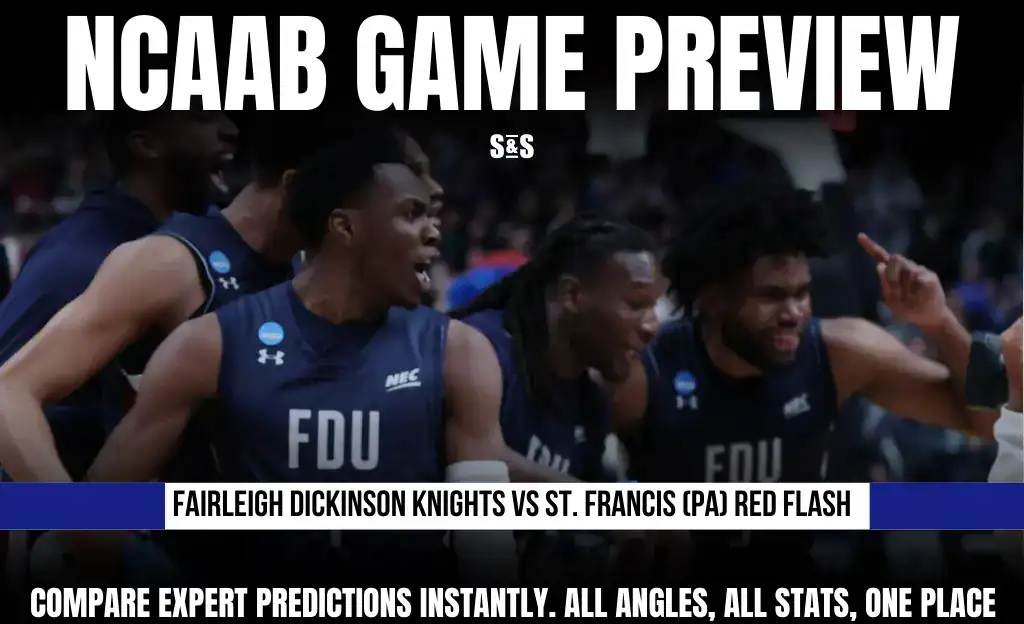 GAME PREVIEW Fairleigh Dickinson Knights vs St. Francis PA Red Flash