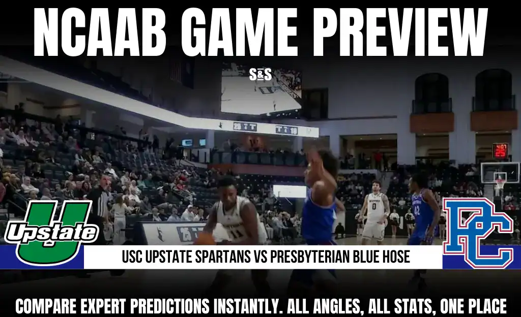 NCAAB 3 GAME PREVIEW USC Upstate Spartans vs Presbyterian Blue Hose