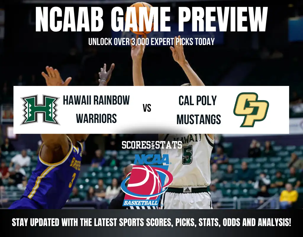 Hawaii Rainbow Warriors vs Cal Poly Mustangs betting preview with odds, predictions, and best bets.