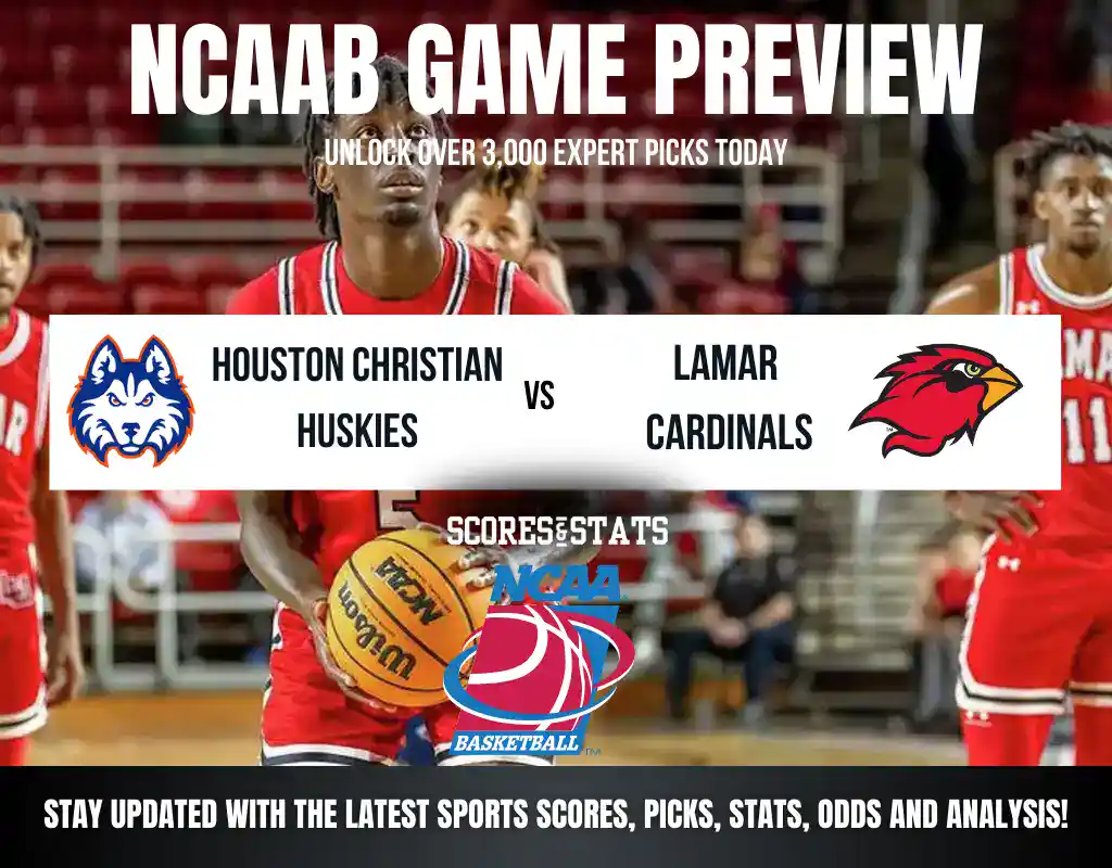 Houston Christian Huskies vs Lamar Cardinals betting preview with odds, predictions, and best bets.