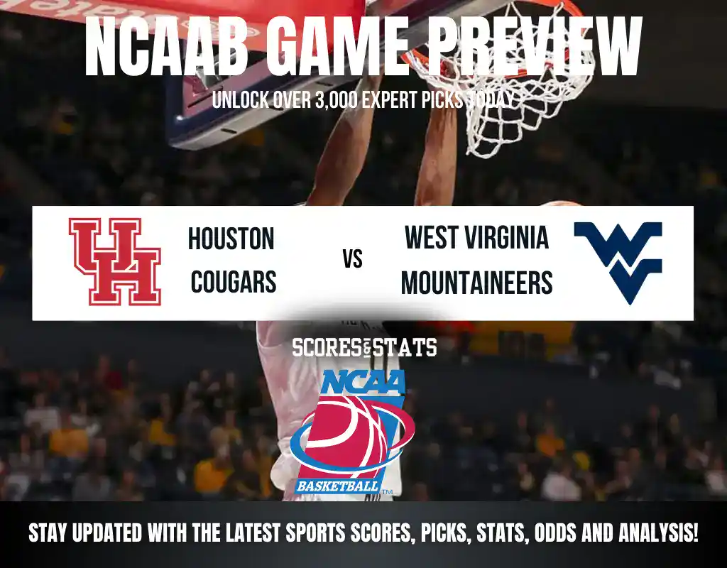 Houston Cougars vs West Virginia Mountaineers betting preview with odds, predictions, and best bets.