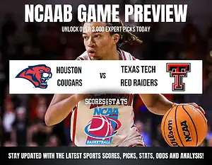 Houston Cougars vs Texas Tech Red Raiders betting preview with odds, predictions, and best bets.