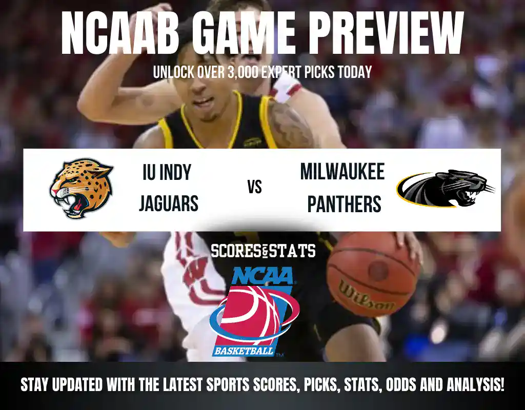 IU Indy Jaguars vs Milwaukee Panthers betting preview with odds, predictions, and best bets.